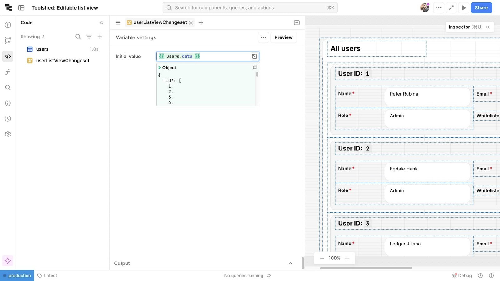 Create Editable List Views in Retool: The Complete Guide